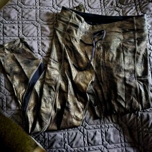 ZYIA Active Metallic Luxe Leggings 8-10